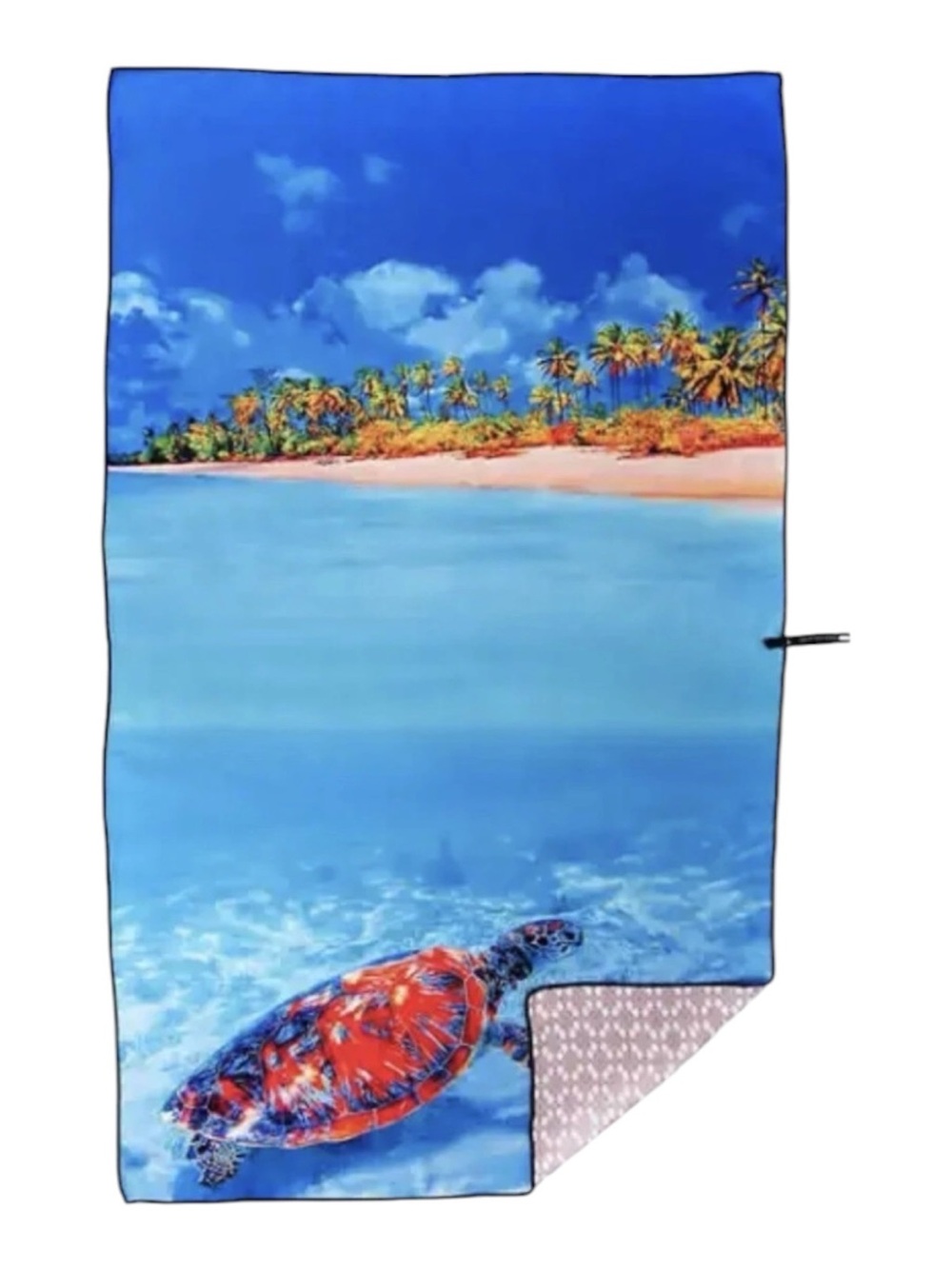 Whitley Willows 100% Polyester Blue Turtle Beach Towel Colorful Fun Lightweight